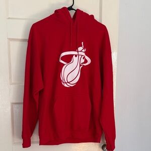 Miami Heat Vintage Red Hoodie